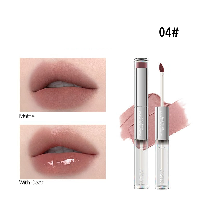 AZTK - Candy Floss Double Touch Lipgloss 1.7g+1.7ml (New Version)