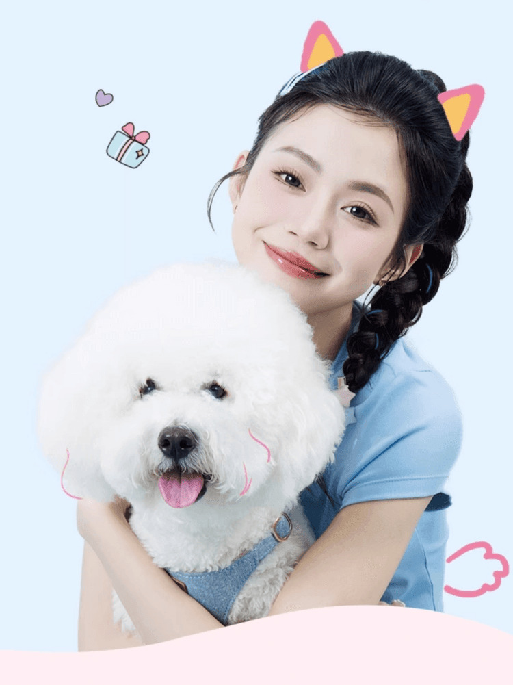 Doggy Hug Plus Powder Puff Set