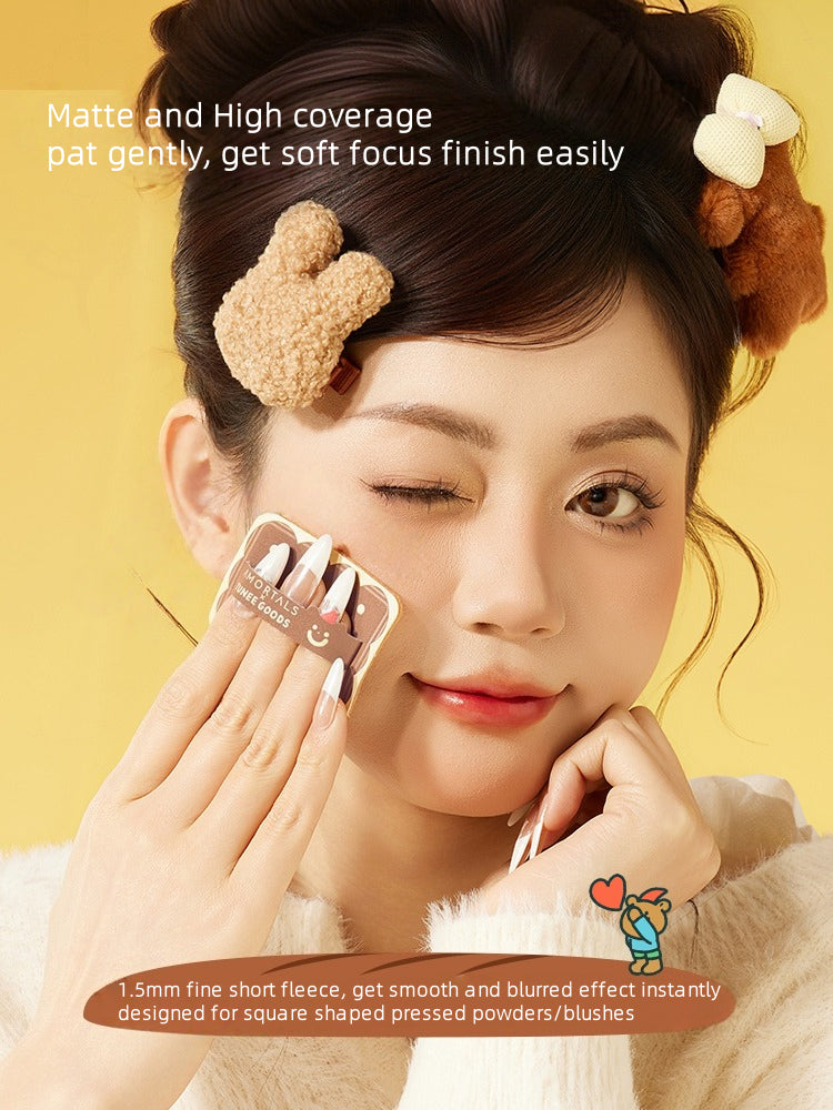 TUNEE GOODS Square Shaped Pressed Powder Puff