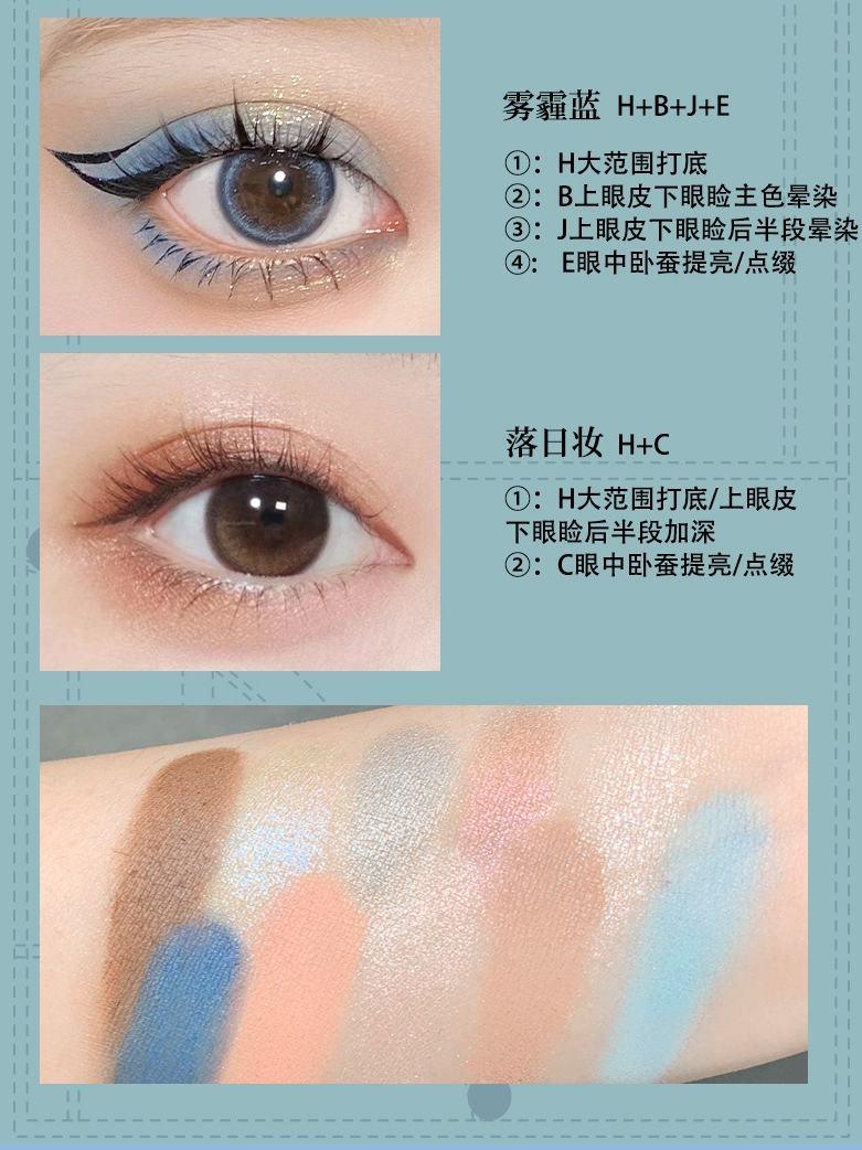 10 Colors Eyeshadow Palette 15g