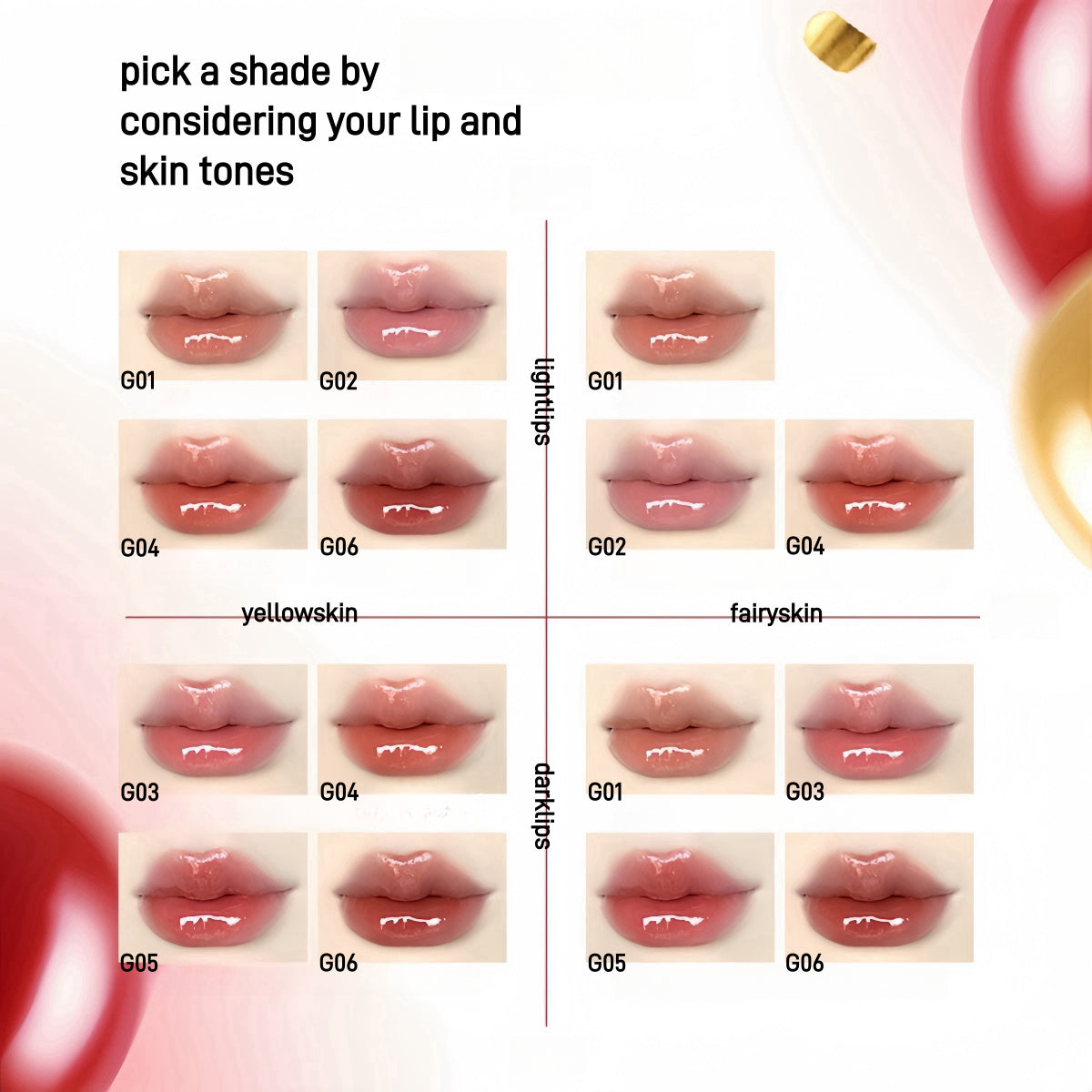 Crystal Glossy Lipstick CNY Lucky Snake Series 2.7g
