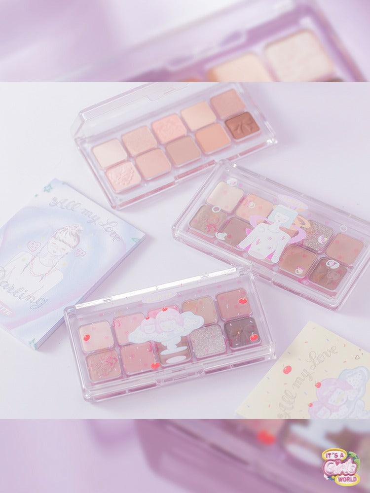 Wackky 10 Colors Eyeshadow Palette 7.5g