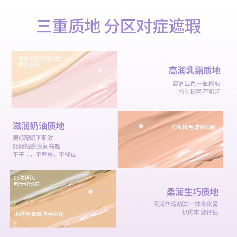 GirlsCrush Cream Concealer Palette 7.5g