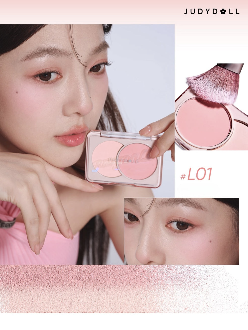 Dual Color Combination Blush 6g