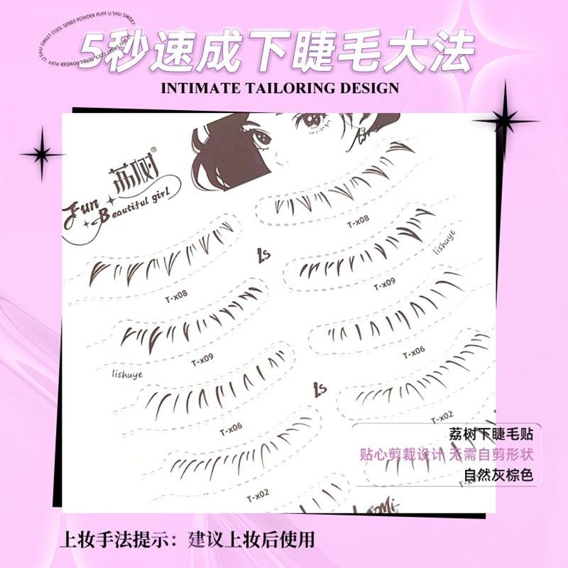 A Lower False Eyelashes Sticker Pack