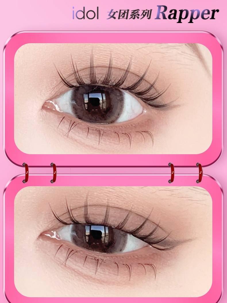 POP Girls Makeup Glue Free False Eyelashes 48