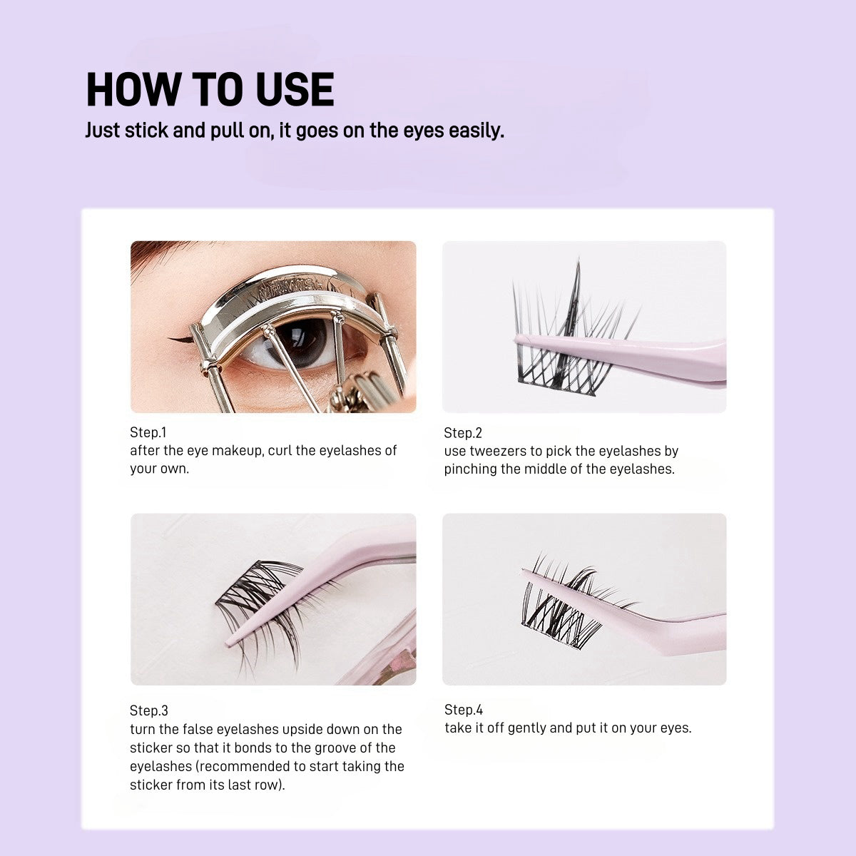 Self Adhesive Sticker for False Eyelashes