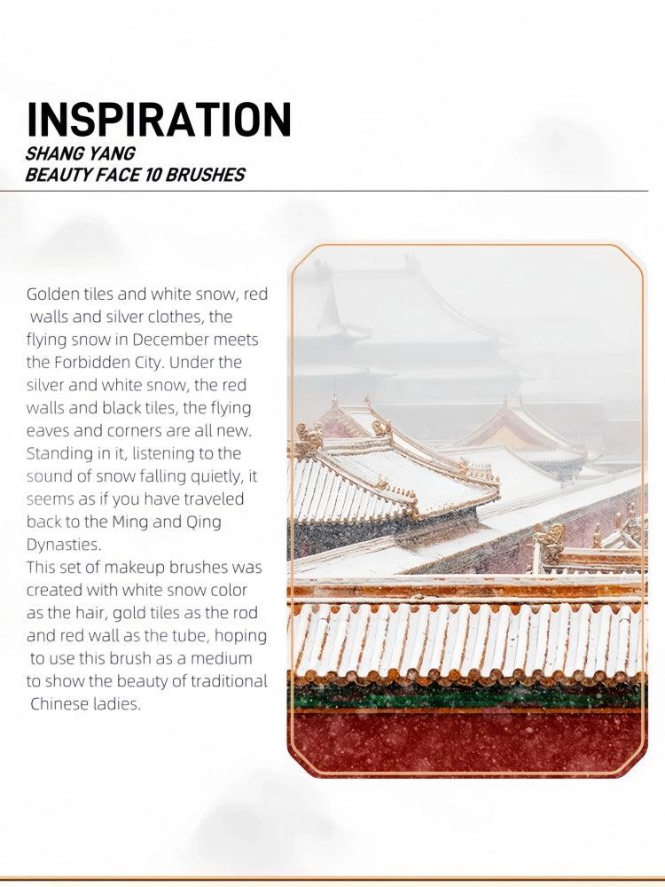 Beauty Face 10 Brushes Set