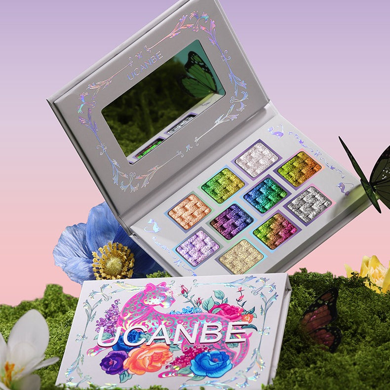 10 Colors Chameleon Eyeshadow Palette Lunar Mirage 7g