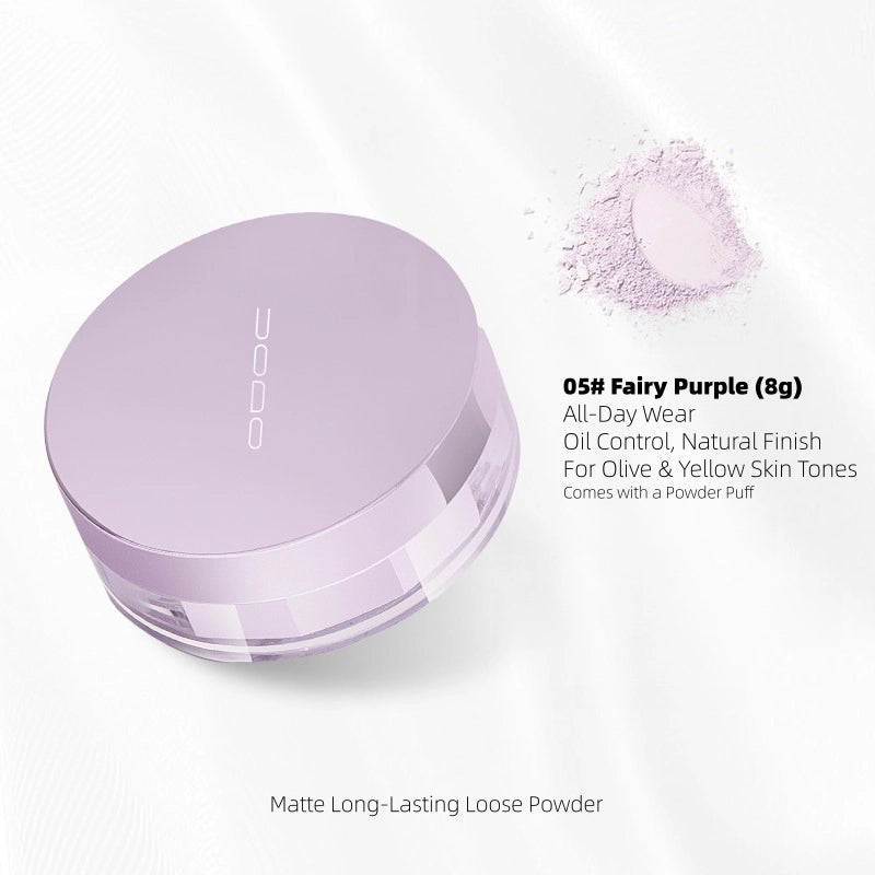 UODO - Matte Long-Lasting Loose Powder 8g 10g
