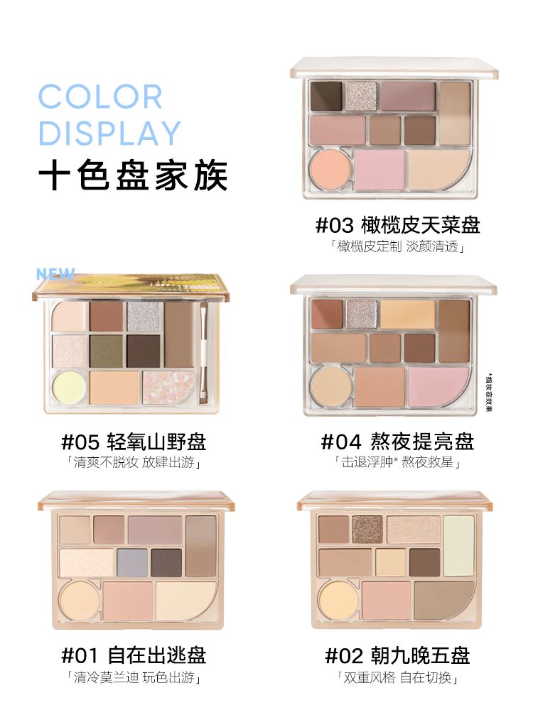 10 Shade Makeup Palette 18g