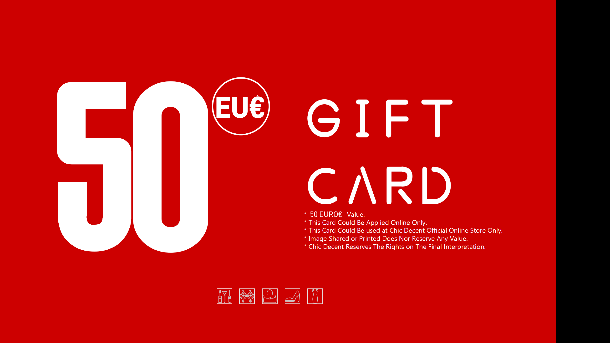 Chic Decent Gift Card in EUR