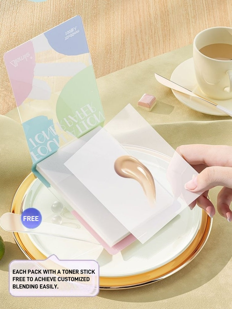 Allsmile - Disposable Foundation Toner Paper 100 Sheets