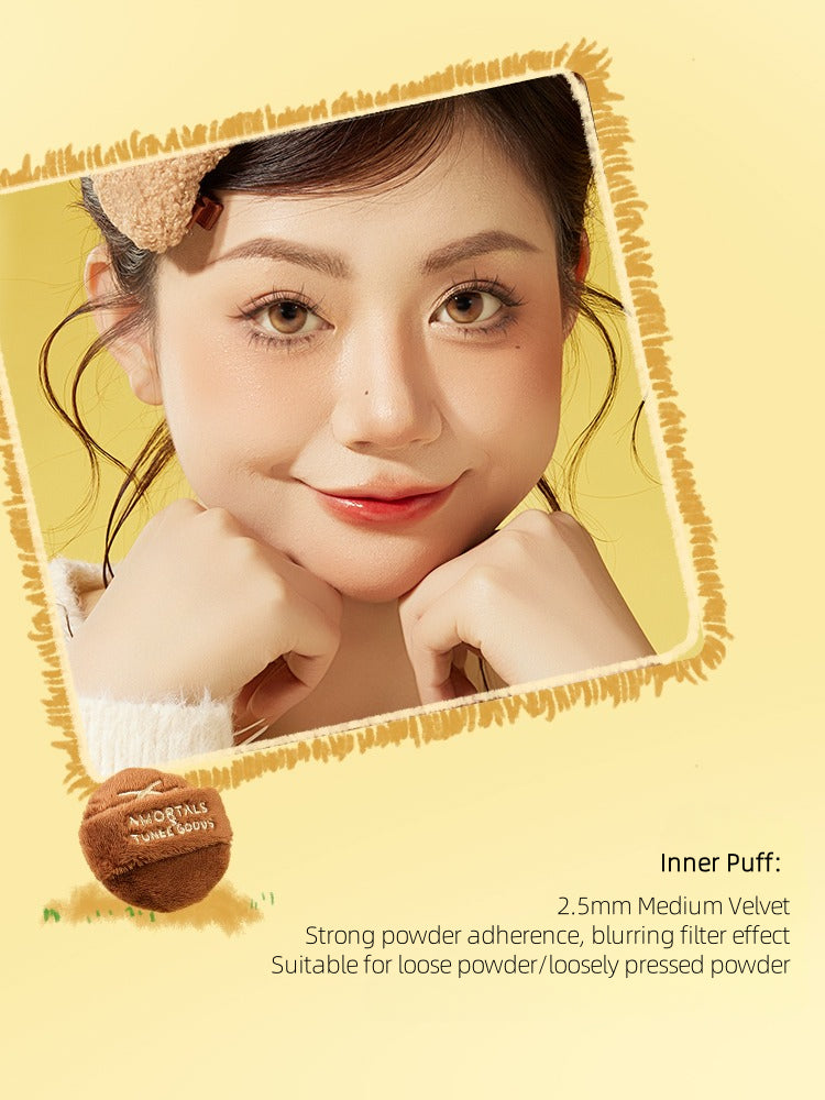 AMORTALS - TUNEE GOODS Reversible Loose Powder Puff