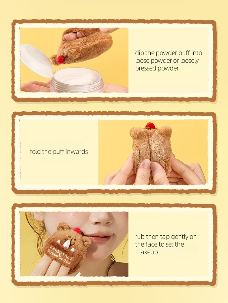 TUNEE GOODS Reversible Loose Powder Puff