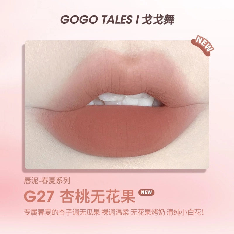 GOGO TALES Thin Mud Gauze Lip Glaze 2.4g