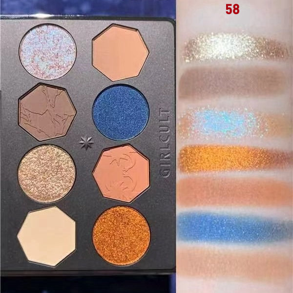 8 Colors Eyeshadow Palette Miaowu 8g