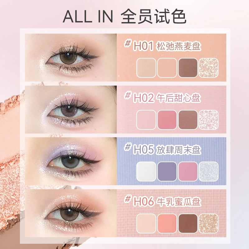 HOLD LIVE 16 Colors Eyeshadow Tray 19.2g