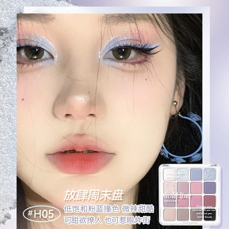HOLD LIVE 16 Colors Eyeshadow Tray 19.2g