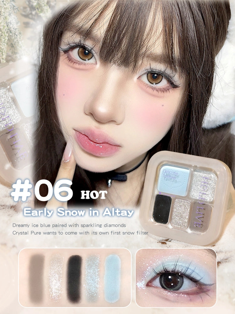 HOLD LIVE Five Colors Eyeshadow 6.8g