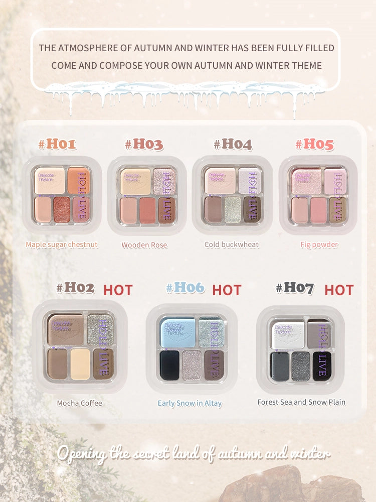 HOLD LIVE Five Colors Eyeshadow 6.8g