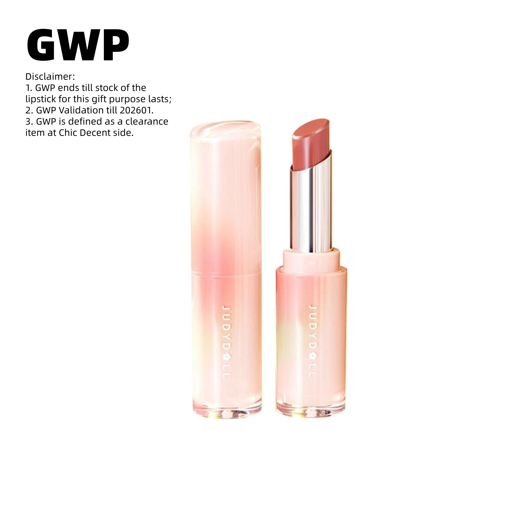 [GWP for]Judydoll Stay Shine Lipstick