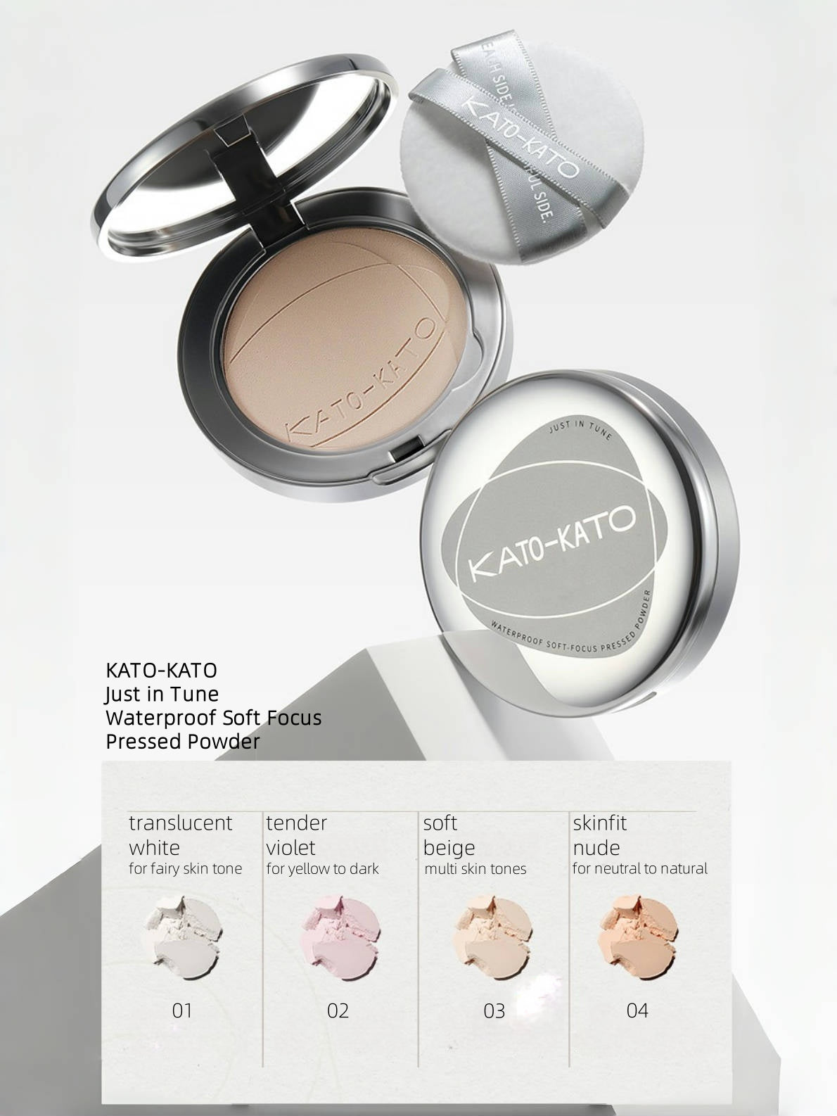 Just in Tune Waterproof Soft Focus Pressed Powder 9g