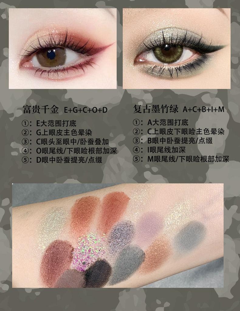 KAXIER Button Series Eye Palette 15 Colors 12g