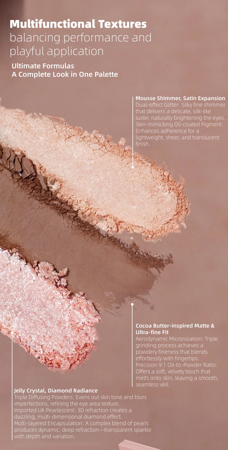 Marie Dalgar - Pink Inky Eye Shadow Palette 7g