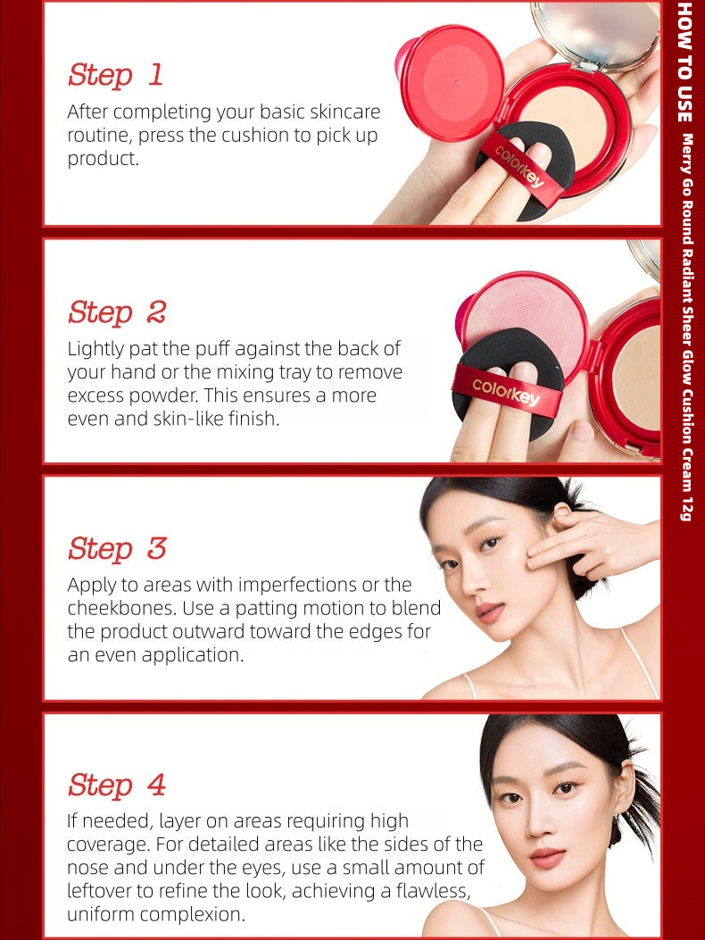 Merry Go Round Radiant Sheer Glow Cushion Cream 12g