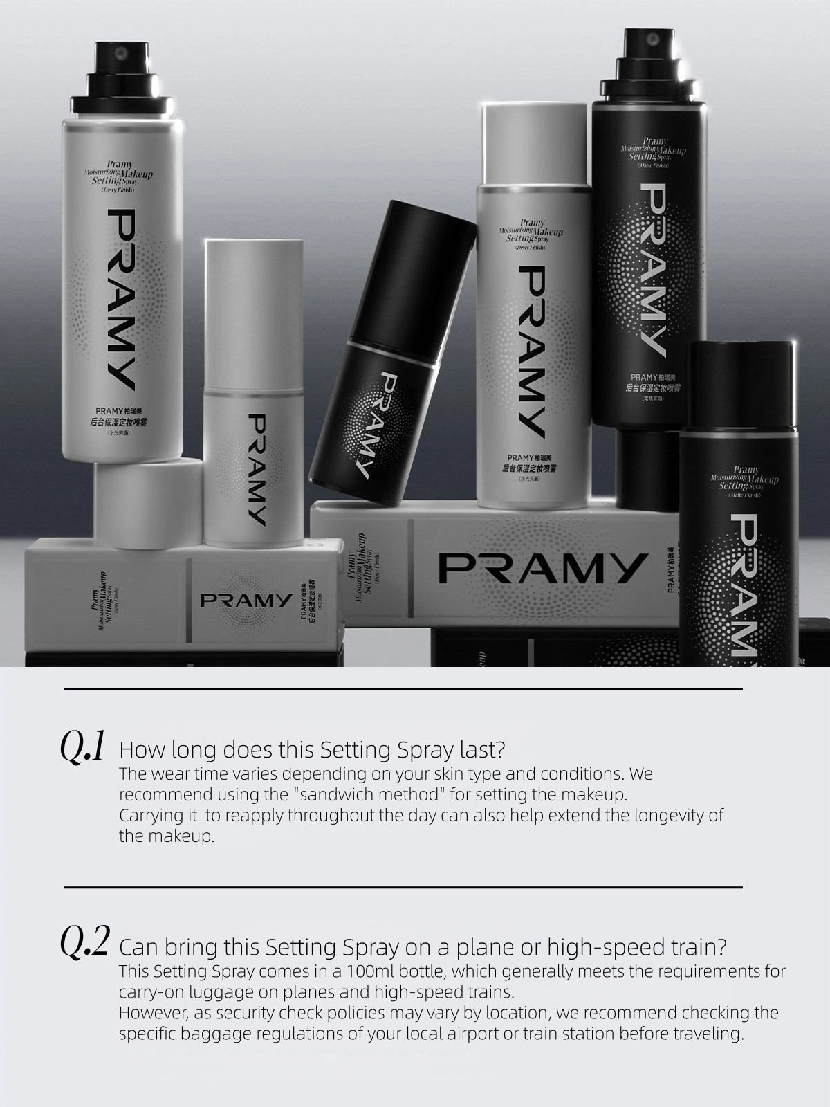 PRAMY - Moisturizing Makeup Setting Spray 100ml