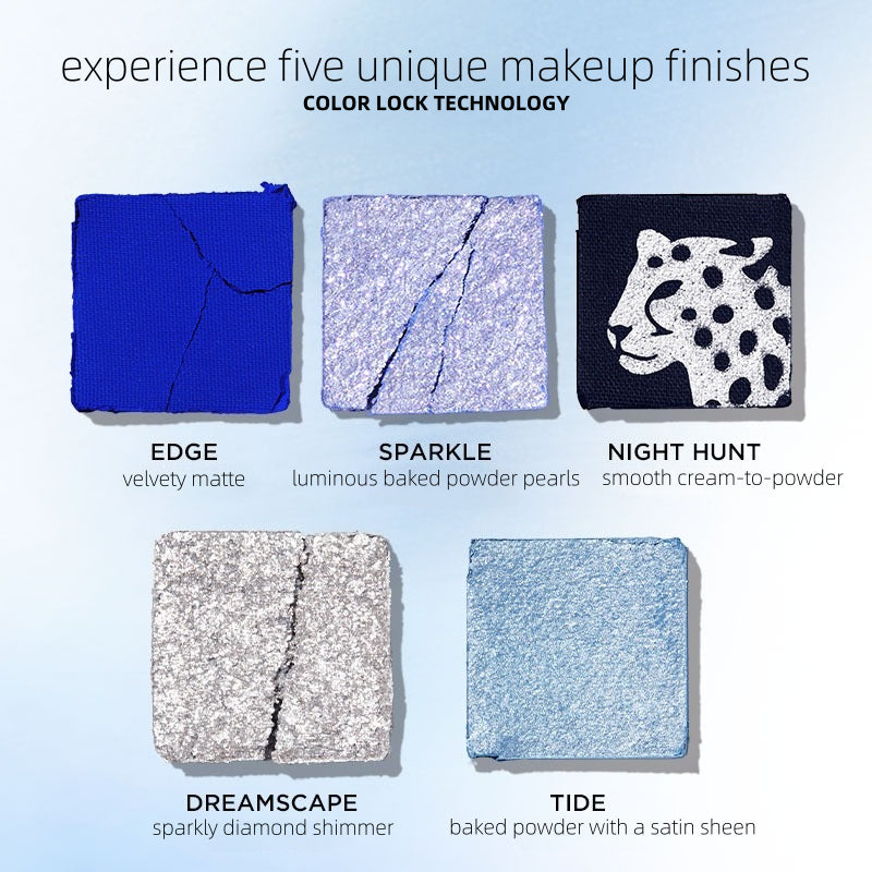 Perfect Diary - Explorer Eyeshadow 21 Butterfly and Snow Leopard - Misty Blue 14g