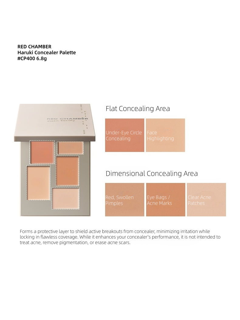 RED CHAMBER - Haruki Concealer Palette #CP400 6.8g