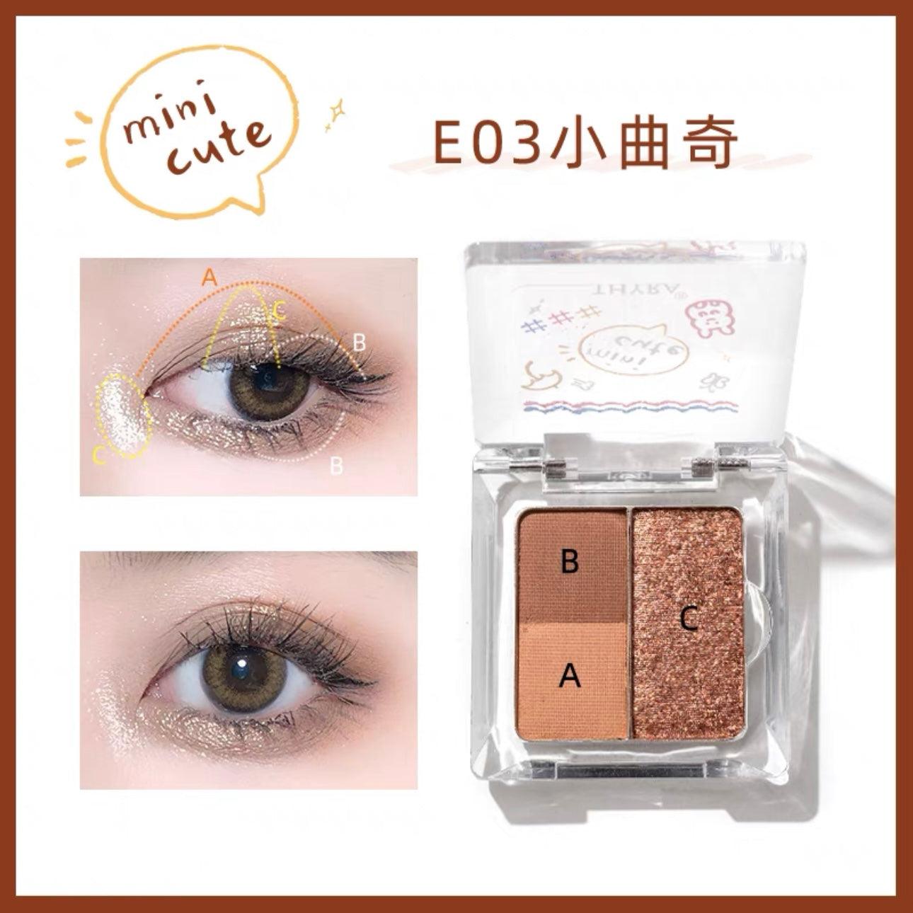 Thyra Mini Cute Y2K Tri-color Eyeshadow 1.5g