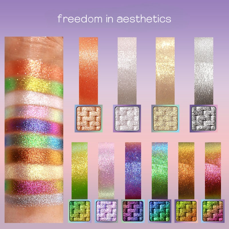 UCANBE - 10 Colors Chameleon Eyeshadow Palette Lunar Mirage 7g