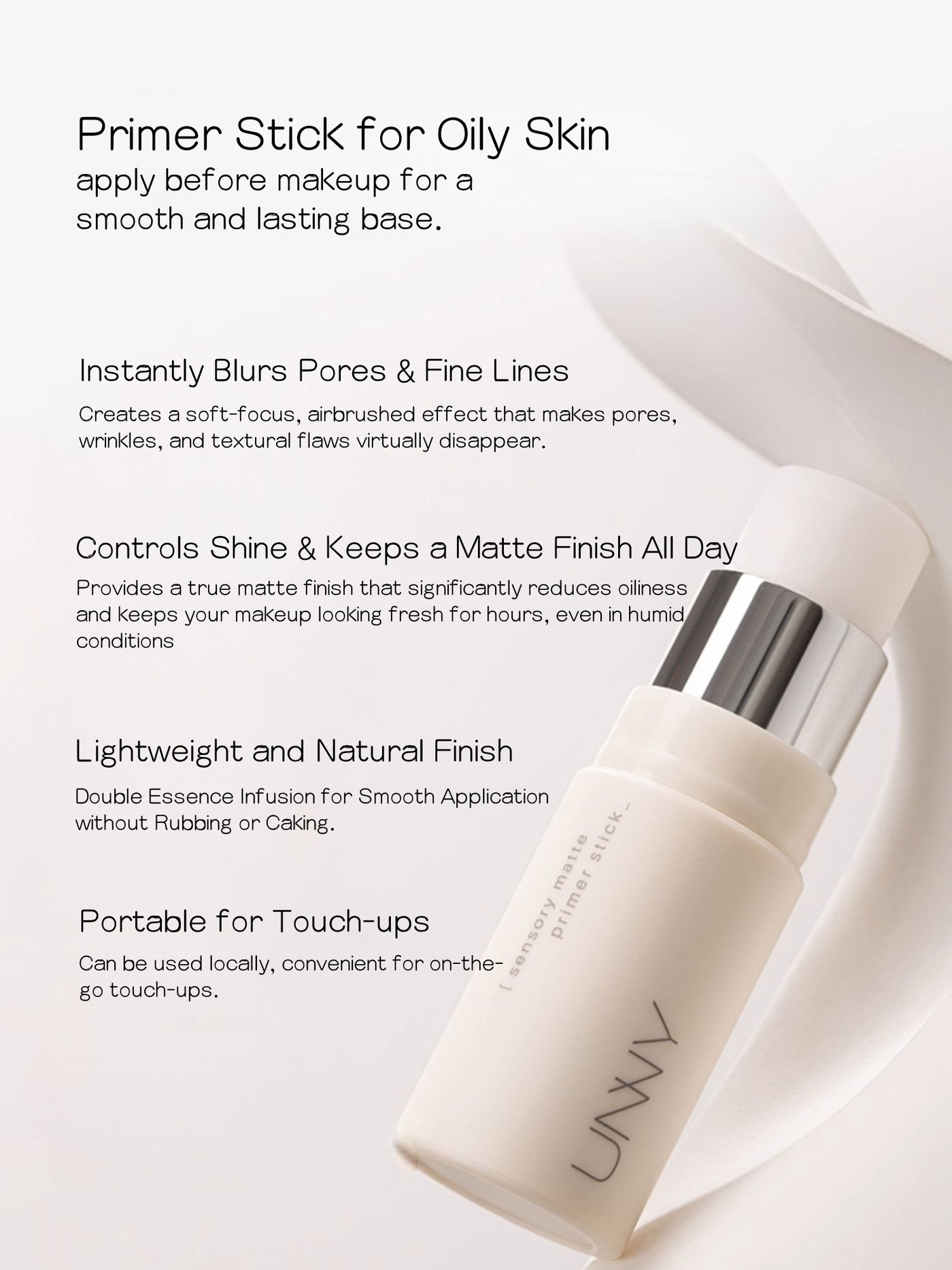 UNNYCLUB - Sensory Matte Primer Stick 4.8g