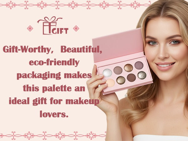 UCANBE - 8-Color Baked Eyeshadow 9.5g