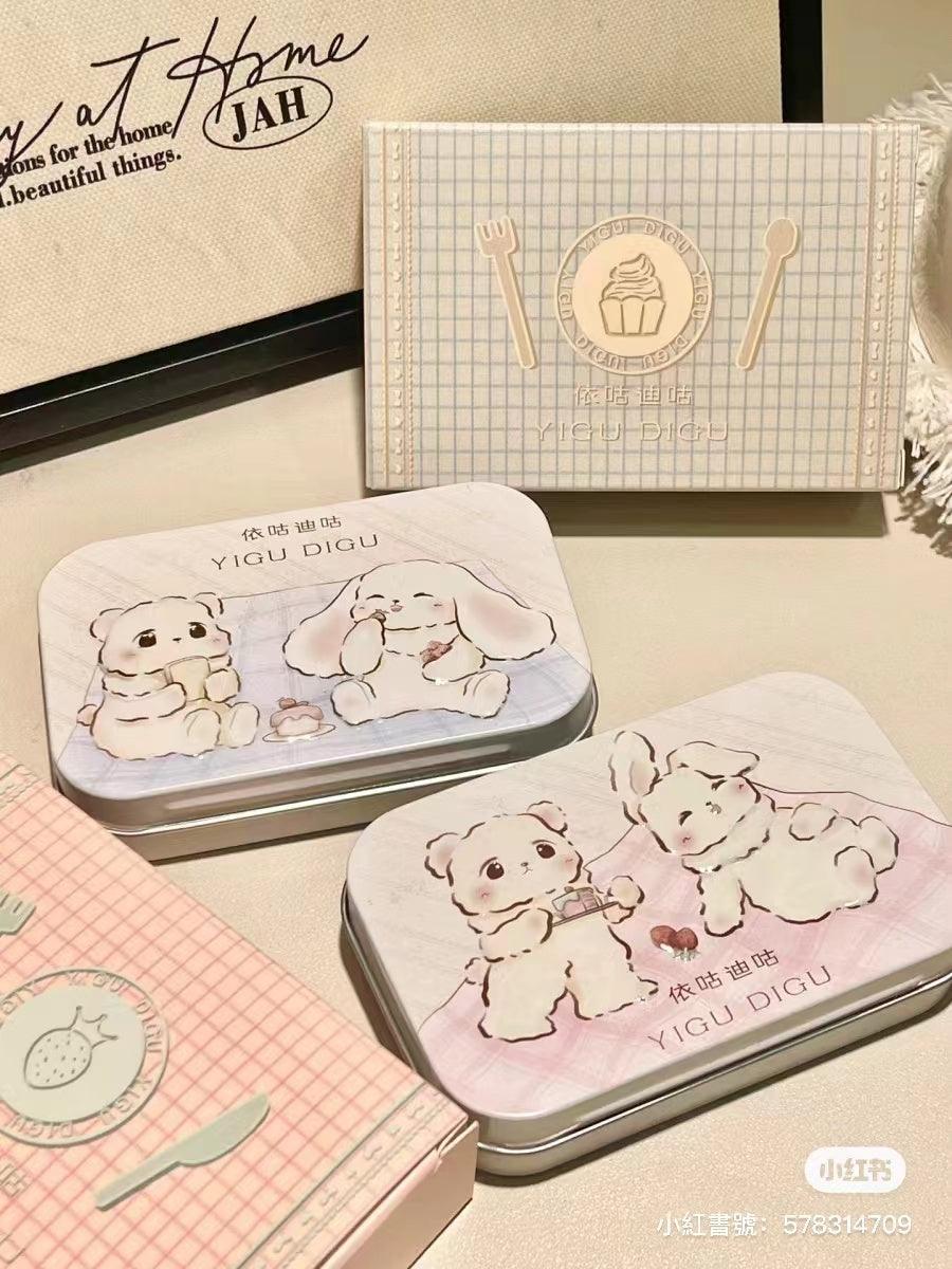 YIGUDIGU Candy Box Tea Party 6 Colors Eye Palette 18g