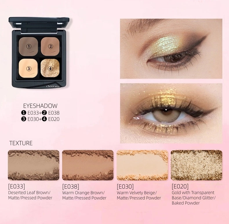 cheeryep - Imagination Refillable Quad Eyeshadow Palette 5g