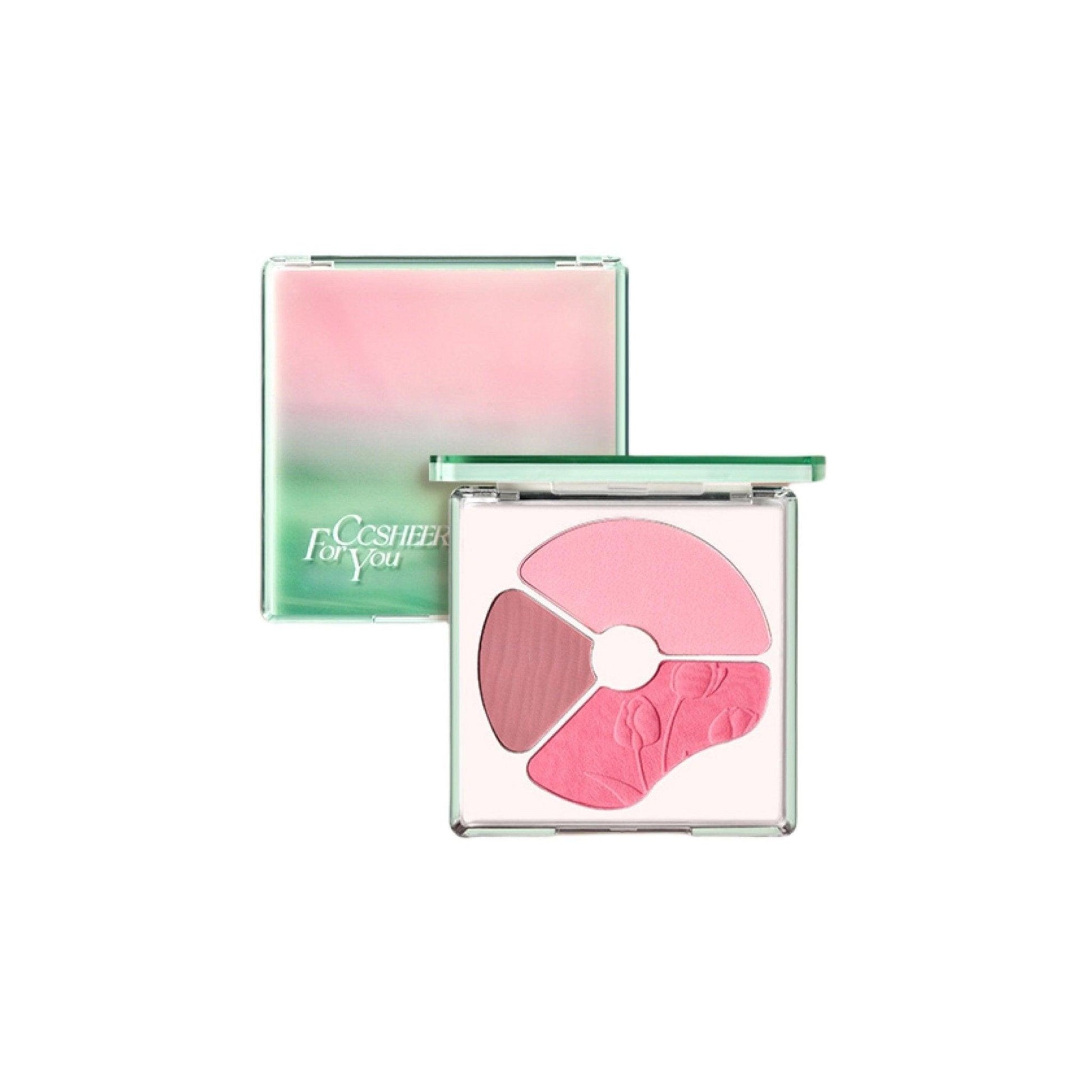 CCSheer Triple Colors Blush Palette CCS014 - Chic Decent