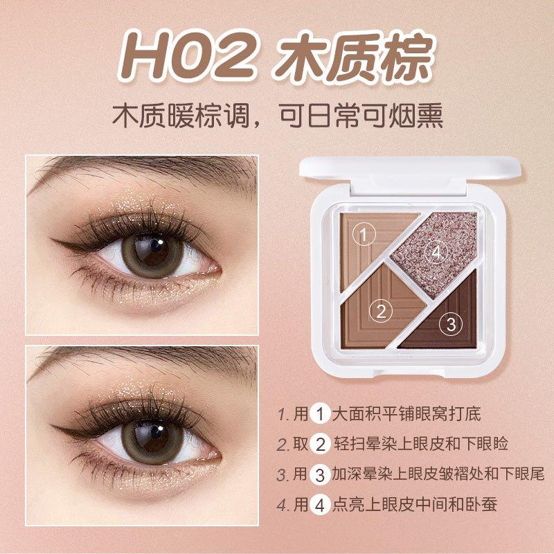 HOLD LIVE Four Colors Eyeshadow 5.6g